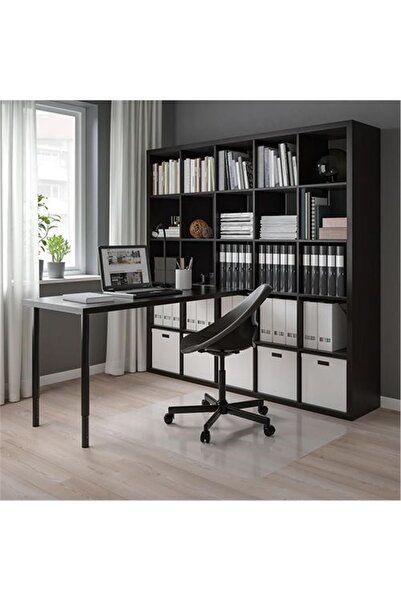 IKEA Lagkapten/kallax Siyah Çalışma Masası-kitaplık