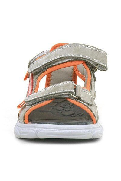 Rakerplus Справжня шкіра пісочного кольору помаранчеві дитячі сандалі