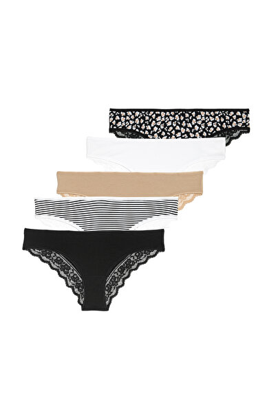 Marks & Spencer 5'li Dantel Detaylı Brazilian Külot Seti