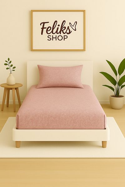 Home أحادي |   ملاءة مطاطية |   غطاء وسادة من قماش رانفورس قطن 1 قطعة بسحاب (50 × 70 سم)
