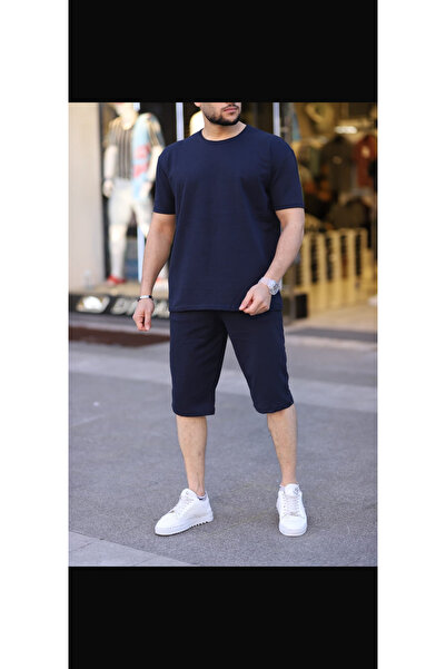 shop Şort tşört takım penye kumaş pamuk likrali