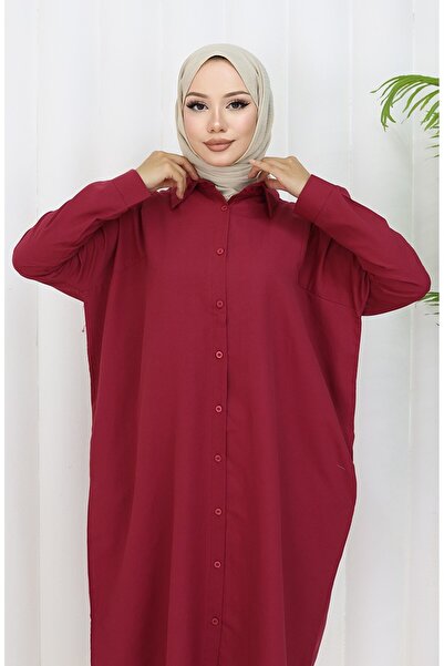 sefamerve Reglan Kol Tunik 4066-09 Bordo