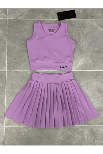 Uğur bebe Full Lycra Diver Fabric Flexible Shorts Skirted Girl's Crop Swimsuit Suit (Buy 1 Size Bigger)