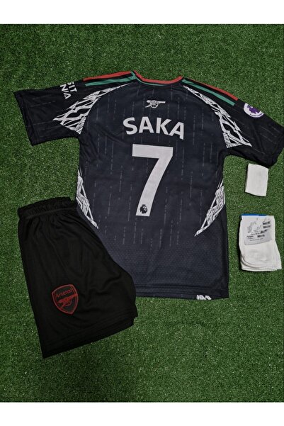 FRAGOLA Arsenal 2024/25 Yeni Sezon Bukayo Saka Deplasman Çocuk Forması 4'lü S...