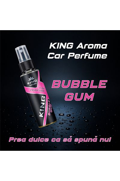 KingAroma Car air freshener BUBBLE GUM Air Freshener 50 ml
