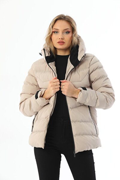 freemen Αθλητικά Γυναικεία Πέτρα με Fleece Hooded Αδιάβροχο Αντιανεμικό Παλτό & Παλτό & Πάρκα