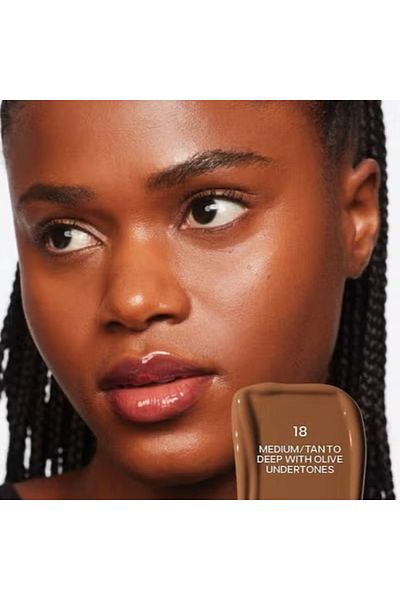 SAIE Slip Tint Total Radiant Concealer With Niacinamide, 18 - Medium/tan To Deep With Olive