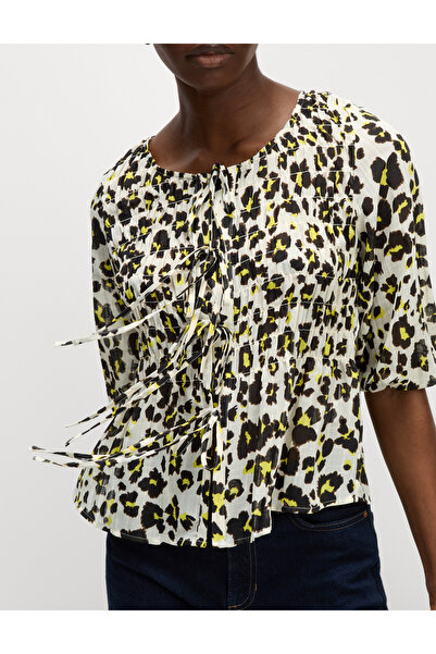 Marks & Spencer Büzgü Detaylı Bağlamalı Bluz