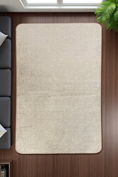 Prizma Jakar Kaymaz Yıkanabilir Halı | No:4 Açık Gri