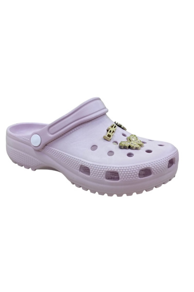 Akınal Bella Γυναικείες παντόφλες Cros Sabo Sea Pool Beach Garden Παντόφλες Κλειστές παντόφλες με αξεσουάρ από στρας