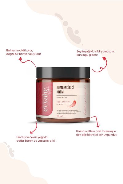 EVVAHE DOĞAL 100Ml Moisturizing Cream