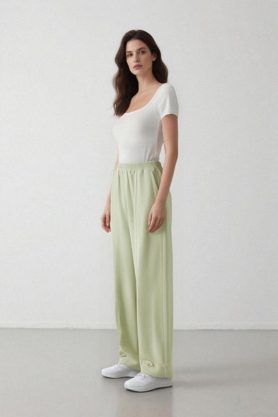 DeFacto Linen Blend Basic Straight Harem Pants B7506Ax24Sp
