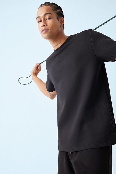 DeFacto Fit Standard Fit Modal Fabric Crew Neck Printed Sportsman Short Sleeve T-Shirt D9310Ax25Sp