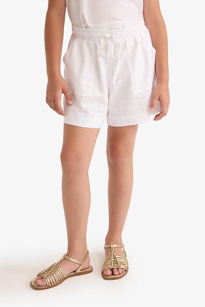 DeFacto Girl's Elastic Waist Cotton Shorts D7617A825Hs