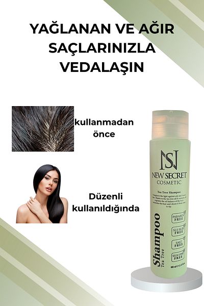 New Secret Cosmetic Tea Tree Shampoo