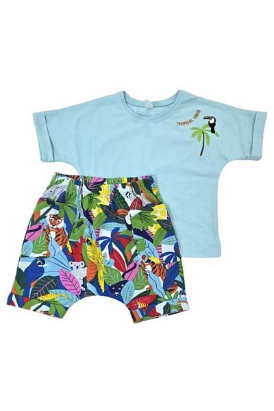 SeaBubbles Tropical Kids Shorts Set