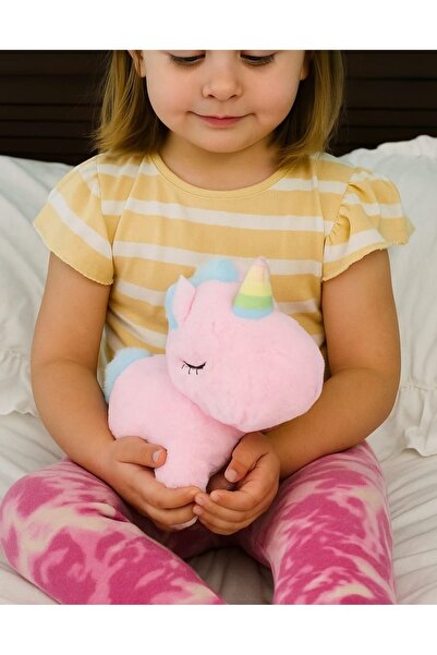 LRS STORE Sevimli Uyuyan Unicorn Peluş Yüksek kalite 20 cm Pony Peluş Oyuncak