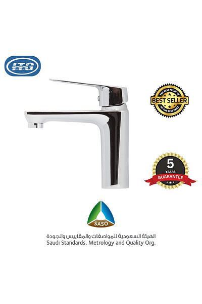 itg Premium Hot & Cold Mixer Faucet – Chrome-Plated Tap for Bathroom & Kitchen | 5-Year Guarantee