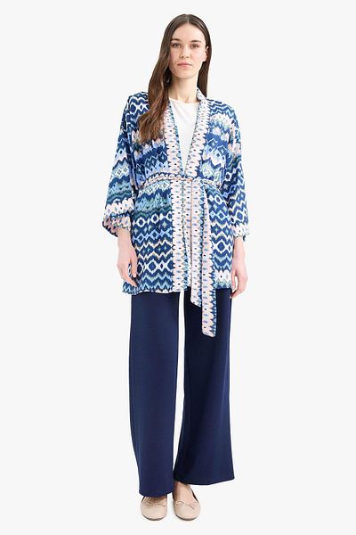 DeFacto Straight Wide Wide Paöa Basic Straight Pants E0781Ax25Sp