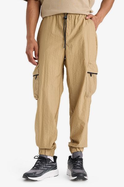 DeFacto Sportovní tkané kalhoty Oversize Wide Fit Cargo Pocket (C1528ax24sm)