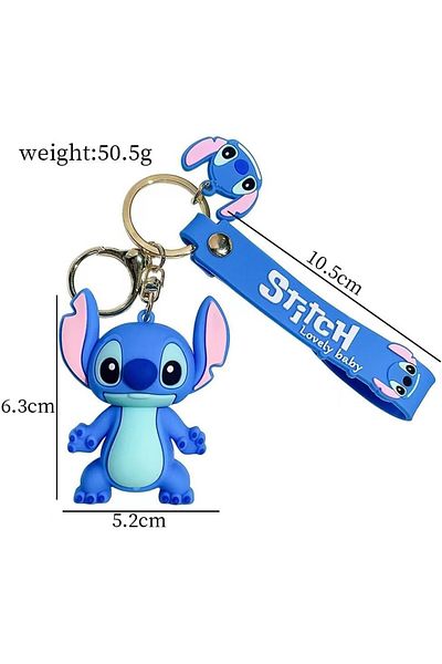 FG KONNİCHİWA Cartoon Cute Stitch Keychain Doll Car and Bag Ornament