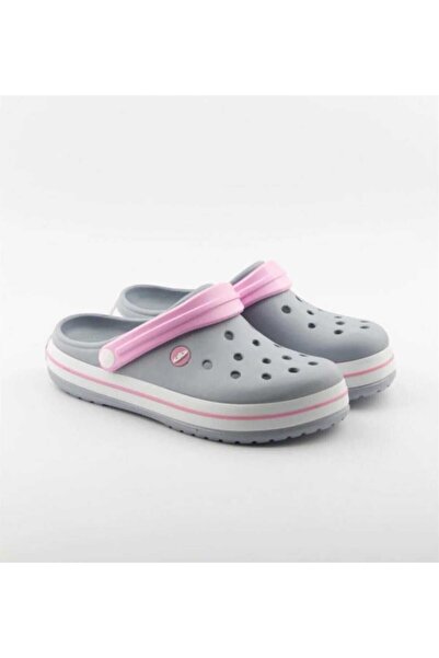 Akınal Bella Full Orthopedic Mr. Cross Slippers Ice Grey Doctor Nurse Cook Daily