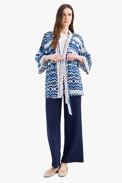 DeFacto Straight Wide Wide Paöa Basic Straight Pants E0781Ax25Sp