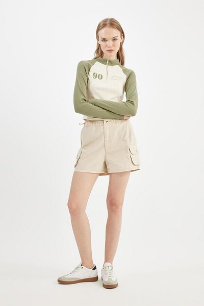 DeFacto Cool Regular Fit - Short Leg Gabardine Short A3688AX24HS