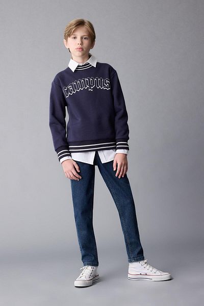 DeFacto Boy's Carrot Fit ίσιο τζιν παντελόνι με τσέπη C5719a824wn