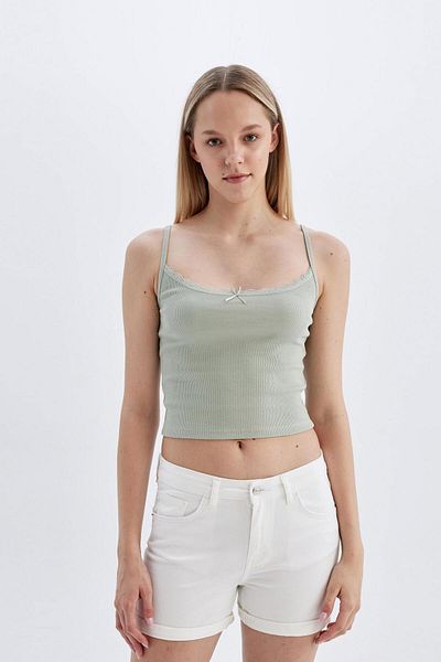 DeFacto Jeansshorts mit hoher Taille - gefaltet, B9215ax24sm