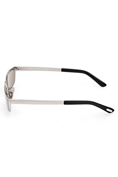 Tom Ford Women's Sunglasses Tf1059 Everett 16C 59-16, Rectangular Silver Color Frame