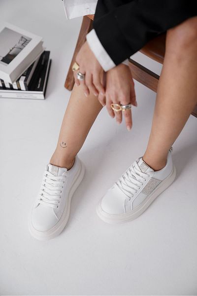 Zerenyus Pantofi de damă Belinda Premium White Stone