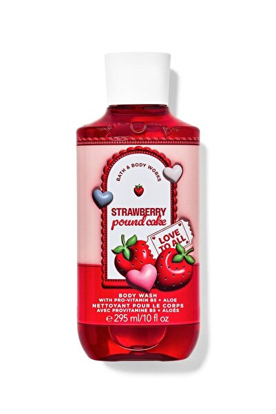 Bath & Body Works Strawberry Pound Cake Duş Jeli 295 mL