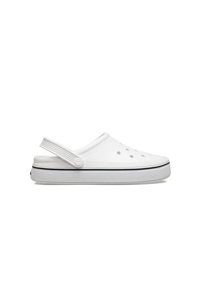 Crocs Λευκές ανδρικές παντόφλες τσόκαρα εκτός γηπέδου