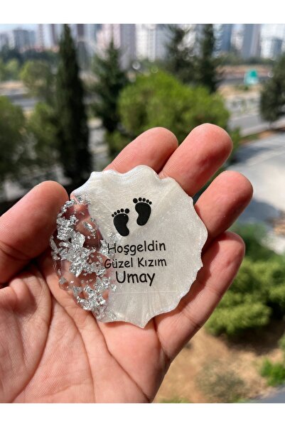 Uğur efendi şekerleme Epoksi Magnet 25 Adet Doğum Günü Mevlüt Hediyeliği Mevl...
