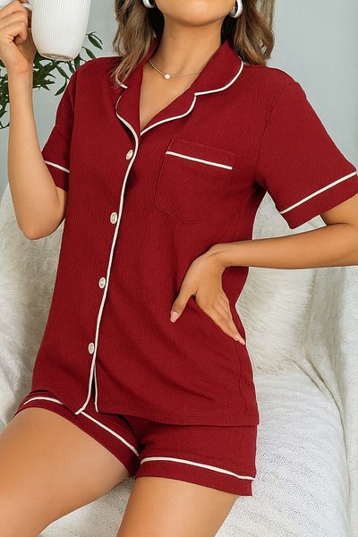 ELİTOL Bürümcük Arabian Buttoned Shorts Set