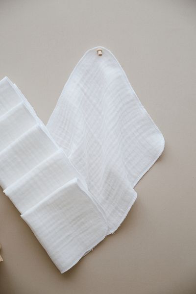 DERY BABY 4Kat Muslin 6 Pack 25*25 Mouth Wipes