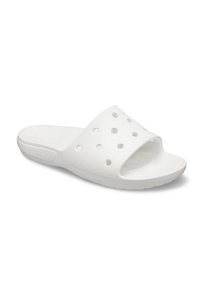 Crocs Κλασικές λευκές παντόφλες Unisex Slide