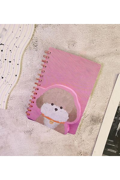 Gift Moda Cute Dog Cover Spiral Notebook