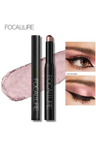Focallure قلم ظلال العيون الكريمي اللامع رقم 15 من Succeed