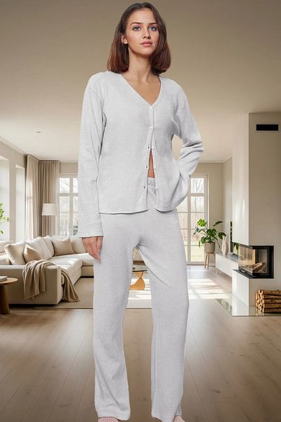 PayBuy Women's Camisole Knitted Pajamas Set Comfortable Sleep Daily Use for Winter Seasons