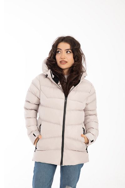 Montland Wind Resistant Beige Winter Coat Coat Sports Waterproof