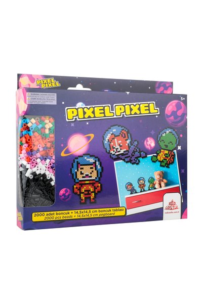 Pixel Pixel Boncuk Etkinlik Seti-Uzay Hayvanları BBU29-05