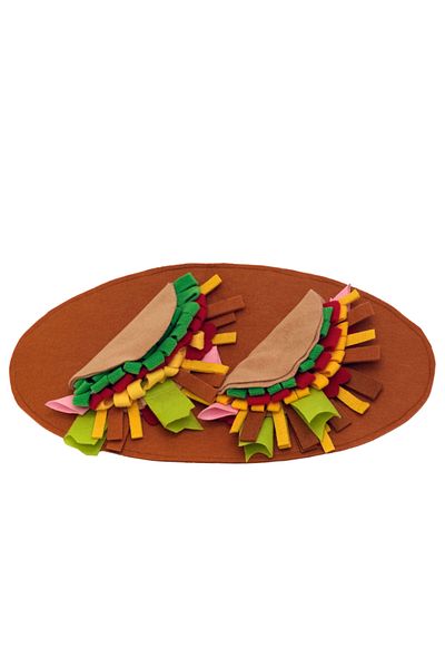 Nulce Studio Tacos Sniff Mat- Intelligence Toy for Dogs and Cats, Interactive Dog Toy