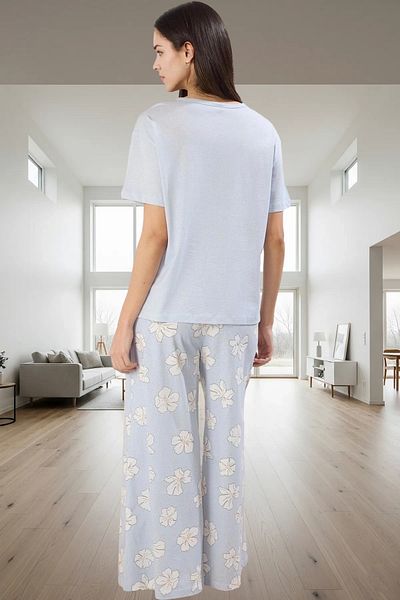 PayBuy Women's Floral 100% Cotton Comfortable Pajama Set Special Design Professional Appearance Carefully Selected