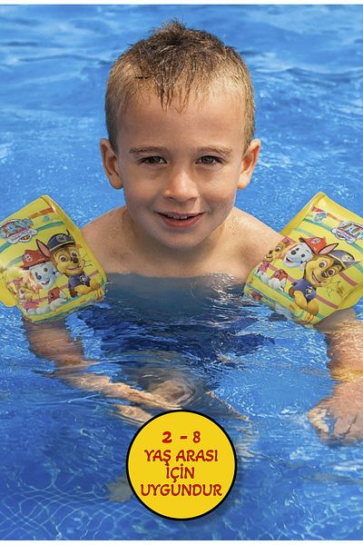 TOYFEST Children's Swimmer with Paw Patrol Figure - Sea and Pool Inflatable Sleeve