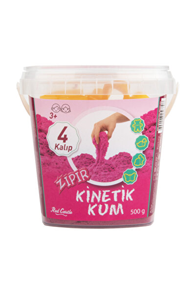 Red Castle Zıpır Kinetic Sand Pink 500gr Bucket Zkg500-203