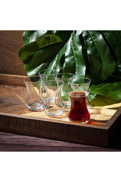Paşabahçe 42381 كوب شاي بخصر رفيع 125 سم مكعب 6 قطع