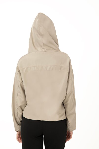 Montstop Γυναικείο αδιάβροχο με αδιάβροχη και αντιανεμική κουκούλα - Επένδυση από πέτρα, εσωτερικές τσέπες
