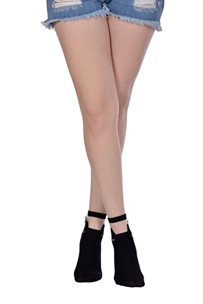 Hitit Socks Дамски 4 чифта висококачествени дантелени чорапи до глезена